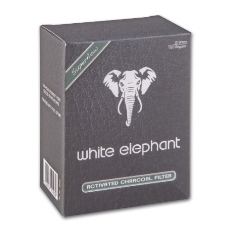 Aktivkohlefilter White Elefant 9mm 150 Stck