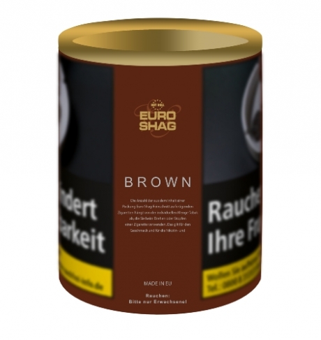 Euro Shag Brown 110g