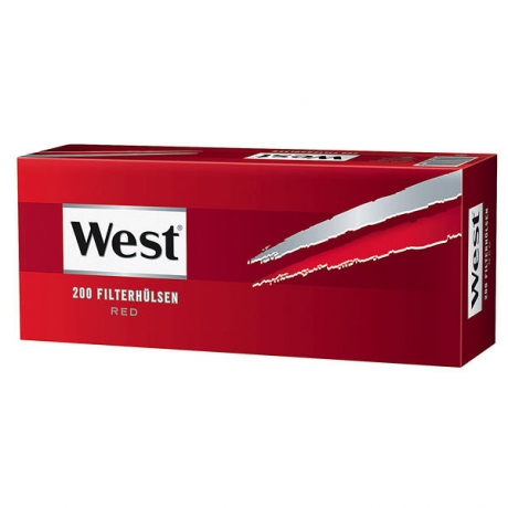 West Red Zigarettenhlsen 200