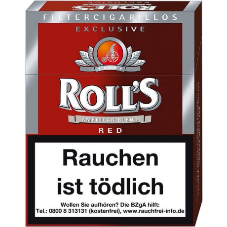 Rolls Exclusiv Red Naturdeckblatt