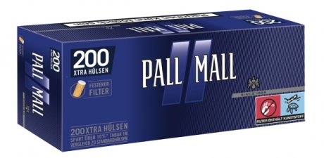 Pall Mall Blue Xtra Zigarettenhlsen 200