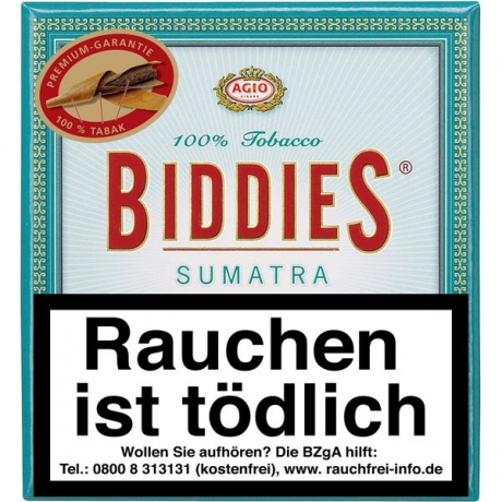 Biddies Sumatra 20er Schachtel