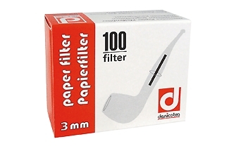 Denicotea Pfeifenfilter 3 mm 100 Stck