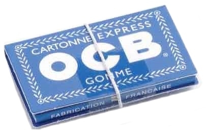 OCB blau Gummizug 100 Blatt