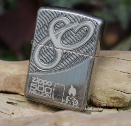 ZIPPO Armor tumbled black chrome Milestone Edition 500 Stck