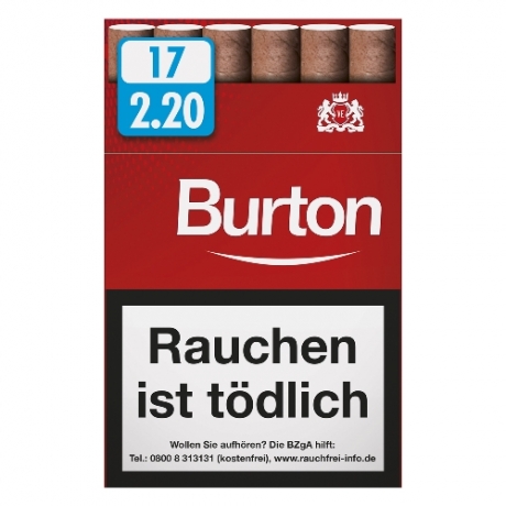 Burton Orginal Naturdeckblatt Filter Cigarillos