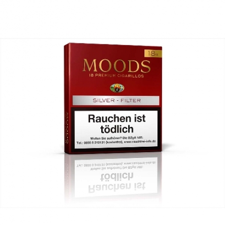 Dannemann Moods Silver Filter 20er