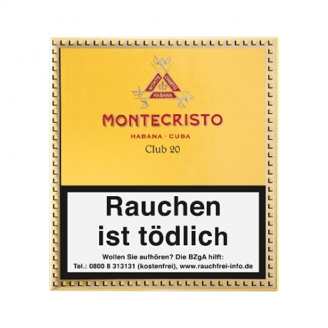 Montecristo Club 20er Faltschachtel