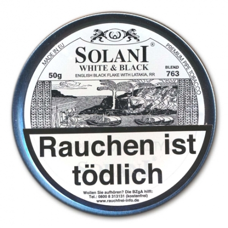 Pfeifentabak Solani White & Black English Flake Blend 763 50g