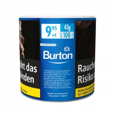Burton Volumen Tabak Fine White L-Size 43g