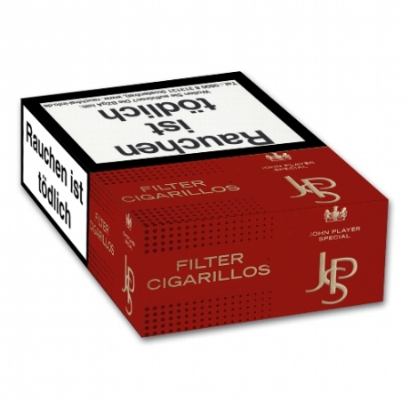 JPS Red Filter Cigarillos Naturdeckblatt
