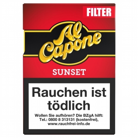 Dannemann Al Capone Sunset Filter 18er