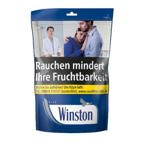 Winston Volumen Tobacco Blue Zip Bag-XL 110g