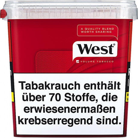 West Red Volume Tobacco 190g Eimer