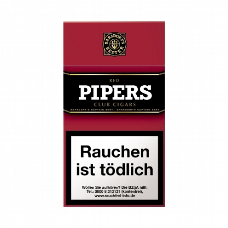 Pipers Little Cigars Cherry Red