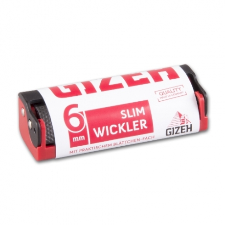 GIZEH Slim Wickler Kunststoff incl. 50 Blatt Gizeh Black Fine