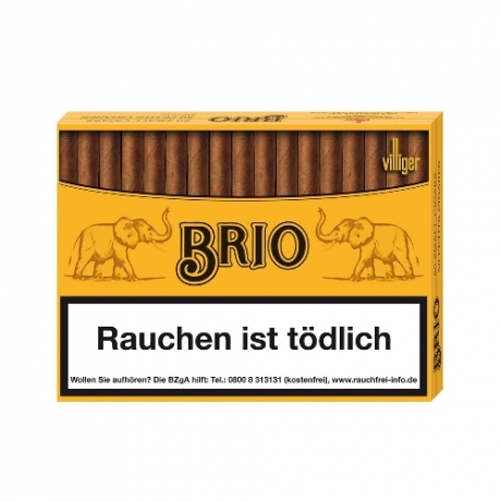 Brio Naturdeckblatt Zigarillos 50 Stck
