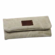 MESTANGO Drehertasche Canvas natur 15 x 8 cm