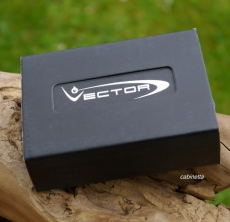 Vector Knight 2C schwarz matt chrom Cutter Cigarrenfeuerzeug